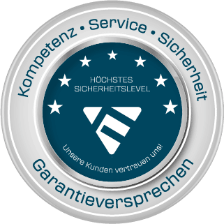 Garantieversprechen Siegel – Kompetenter IT Service für Ihre Region